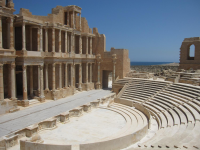 The Roman theater at Sabratha